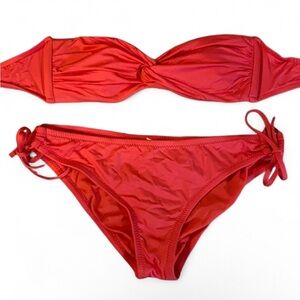 Target Coral Bandeau Bikini (size M)